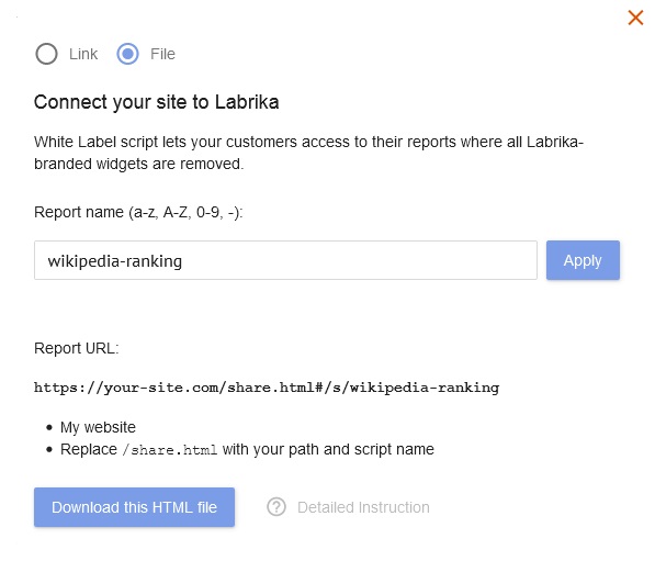 مثال على اسم التقرير