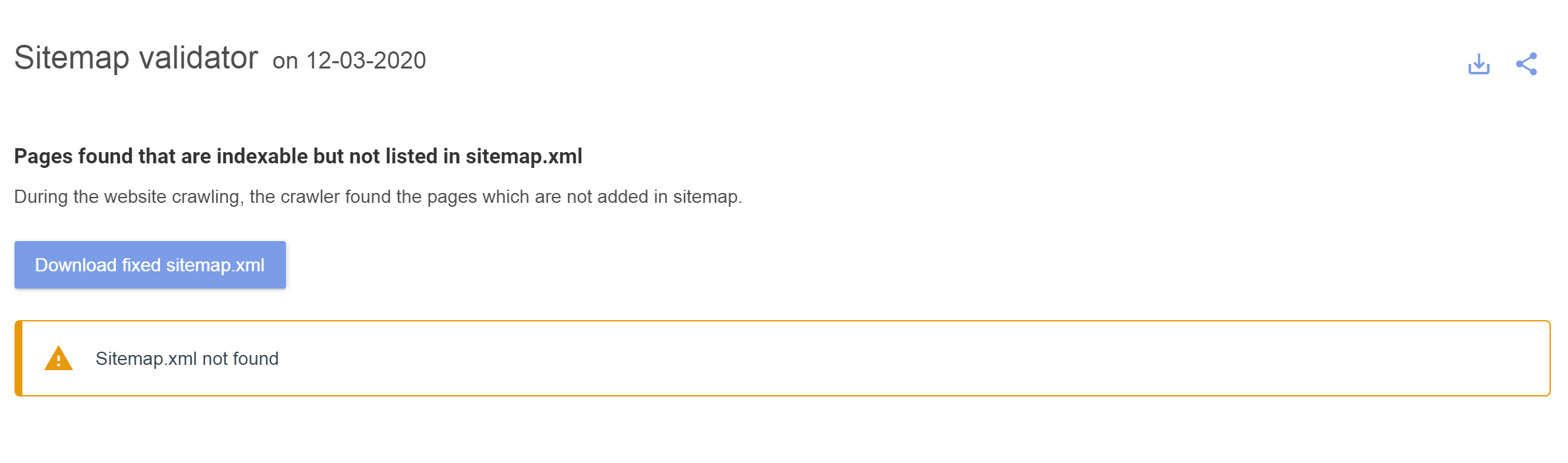 تحميل ملف Sitemap.xml الخالي من الأخطاء بواسطة Labrika